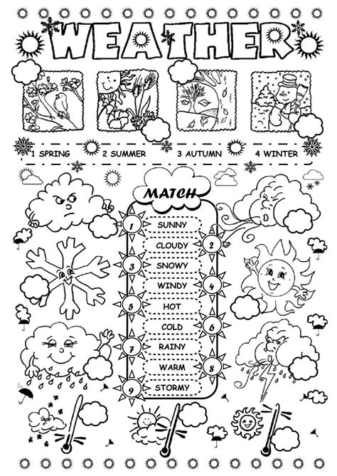 Weather Worksheets Pdf – Kidsworksheetfun