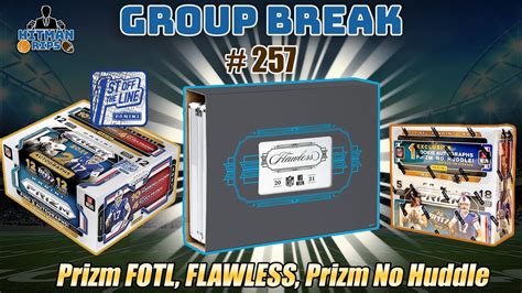 PART 2 Friday Night Breaks Flawless Football NOIR Prizm FOTL