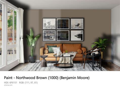 Benjamin Moore Northwood Brown Paint Color Codes Similar Paints