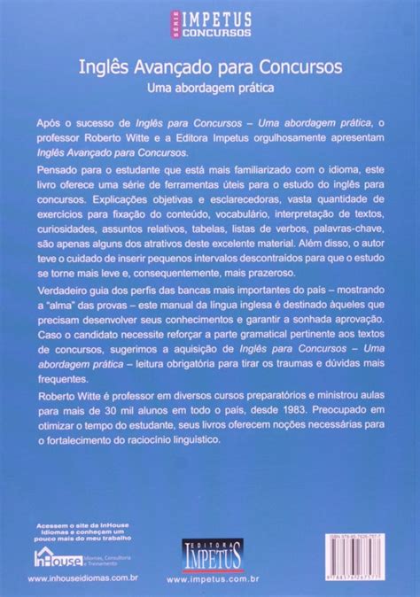 Inglês Avançado para Concursos Uma abordagem prática Volume 19