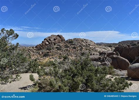 Rugged Rock Formations in the Mojave Desert Stock Image - Image of ...