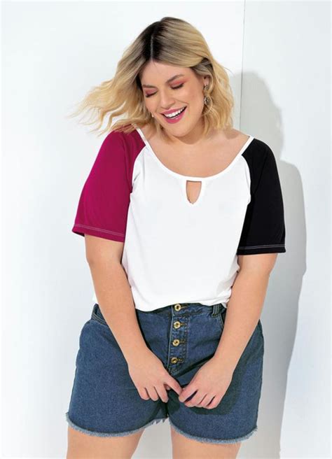 Plus Size Feminino Marguerite