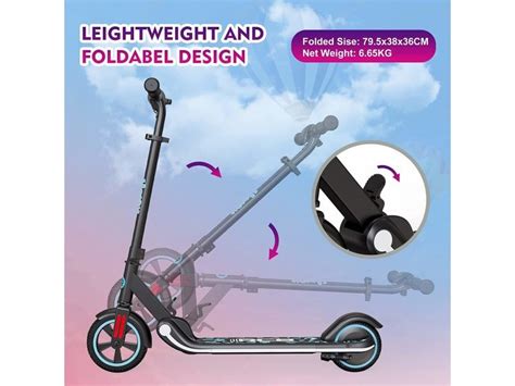 Rcb Trottinette Electrique Pliable Enfants 6 12 Ans écran Led Lumières