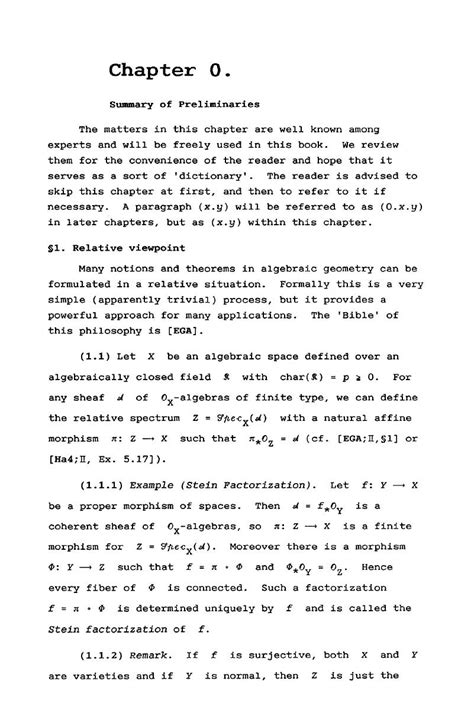 Summary Of Preliminaries Chapter 0 Classification Theory Of