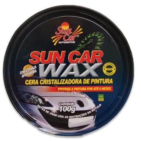 Cera Automotiva Wax Cristalizadora Sun Car G Shopee Brasil