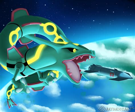 Artstation Rayquaza And Team Rocket