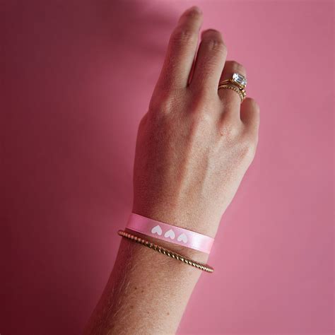 Bracelet Octobre Rose Rose Graindemalice