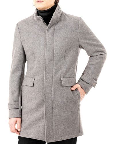 Gray Dkny Coats For Men Lyst