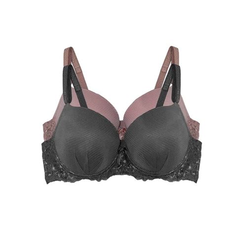 Brasier Secret Treasures Talla 40B Negro Y Lila 2 Piezas Walmart