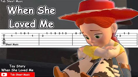 Toy Story When She Loved Me Guitar Tutorial Tab Sheet Music