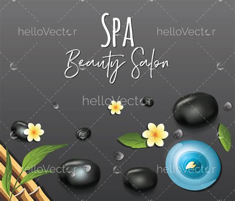 Decorative spa banner background - Download Graphics & Vectors