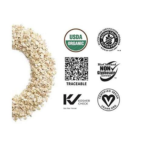 One Degree Organic Foods Sprouted Rolled Oats Usda Organic Non Gmo