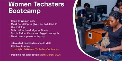 Tech4dev Opens Women Techsters Virtual Bootcamp