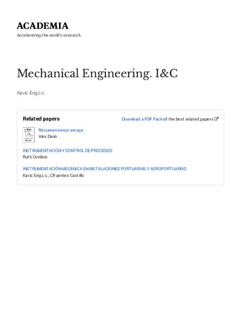 Mechanical Engineering I C Pdfcoffee