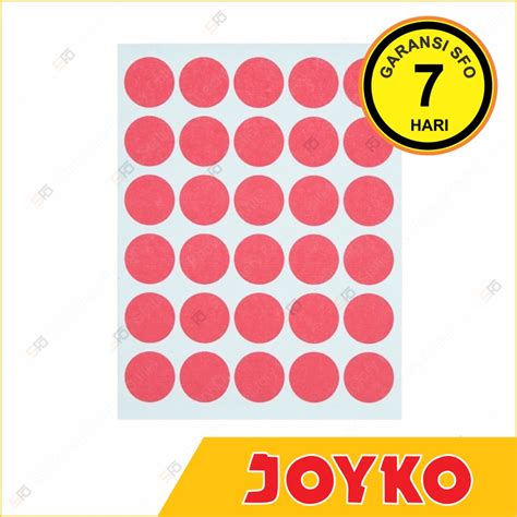 Jual Label Bulat Merah Joyko Salb 1717 16 Mm Self Adhesive Sticker