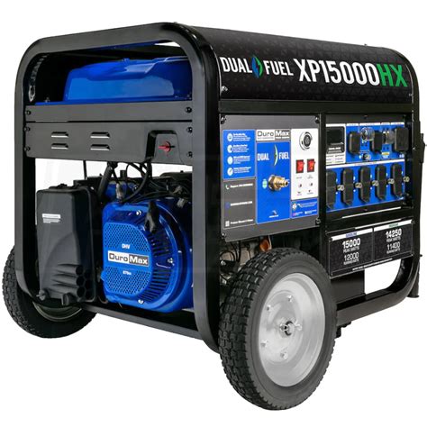 Duromax Xp Hx Watt Electric Start Dual Fuel Portable