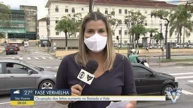 Bom Dia Regi O Ocupa O Dos Leitos Aumenta Na Baixada Santista E Vale