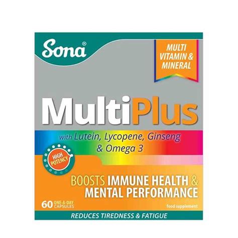 Sona Multiplus One A Day 60 Capsules Inish Pharmacy Ireland