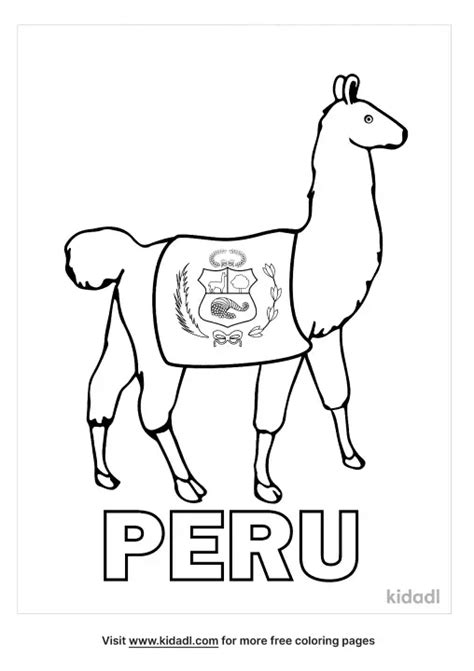 Free Peru Flag Coloring Page Coloring Page Printables Kidadl