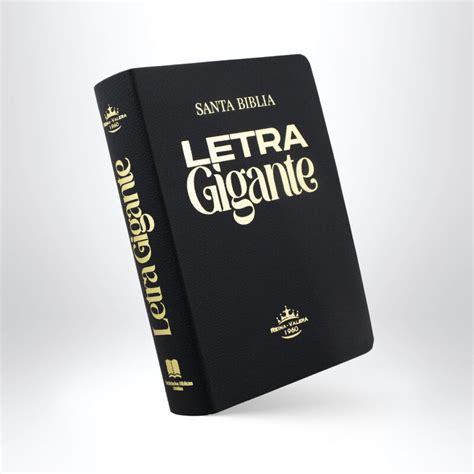 Biblia Rvr Letra Gigante Puntos Filo Dorado Con Ndice Casa De