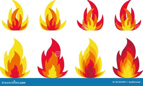 Feuer Flammen Zum Ausmalen Photoshop Aktion Loderndes Feuer Flammen