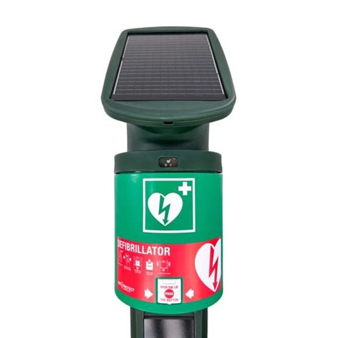 Aed Protect Solar Powered Outdoor Defibrillator Cabinet