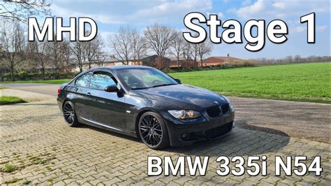 POV Autobahn Run RAW Sound BMW E92 335i N54 MHD Stage 1 YouTube