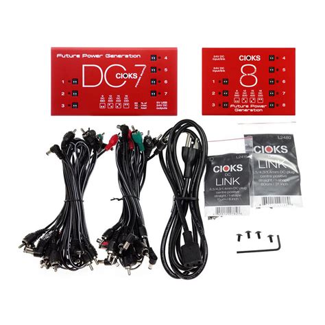 Cioks Sb15 Super Power Bundle Dc7 C8e Pedal Power Supply Red Gear Hero Exclusive Guitar