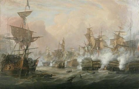 Historical Firearms The Battle Of Trafalgar In Art The Battle Of