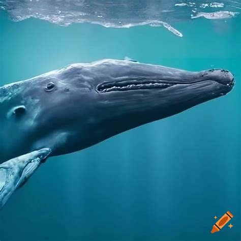 Gray Whales Swimming In The Ocean On Craiyon