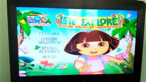 Lets Explorer Doras Greatest Adventures Dvd Menu Walkthrough Youtube