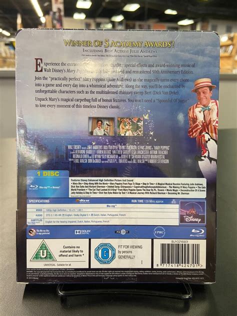 Mary Poppins Blu Ray Steelbook Zavvi Exclusive UK EBay