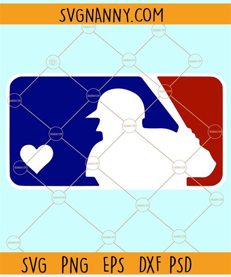 MLB inspired logo svg, Baseball logo svg, Baseball Mom svg, MLB Logo ...