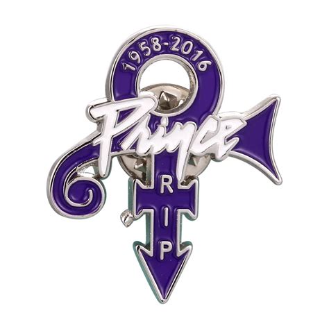 Prince Love Symbol Purple Rain Lapel Pin Badge -in Pins & Badges from ...