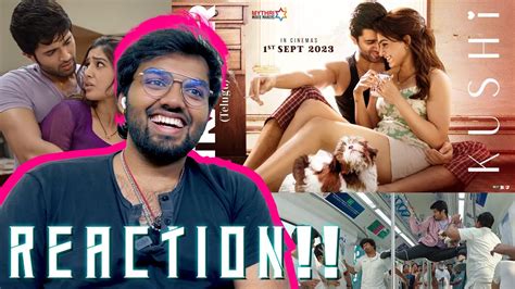 Kushi Official Trailer Reaction Vijay Deverakonda Samantha