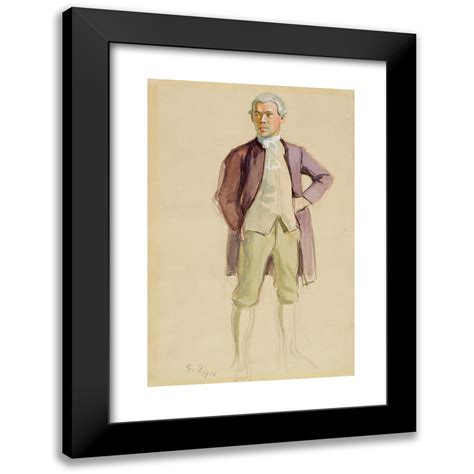 Eero J Rnefelt X Black Modern Framed Museum Art Print Titled Man