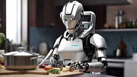 Lan Amento O Novo Filme E Desenho De Real Humanoid Robot Chef