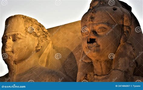 Scene From Egyptian Temples On The Nile River Editorial Photography