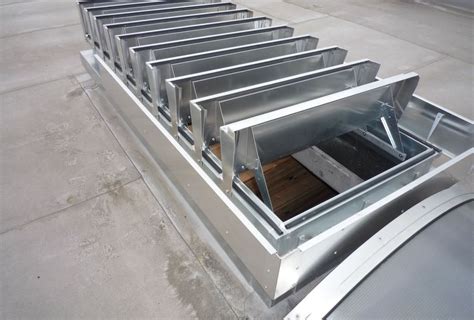 Roof Smoke Vent Flat AOV Louvres Automatic Roof Vent UK