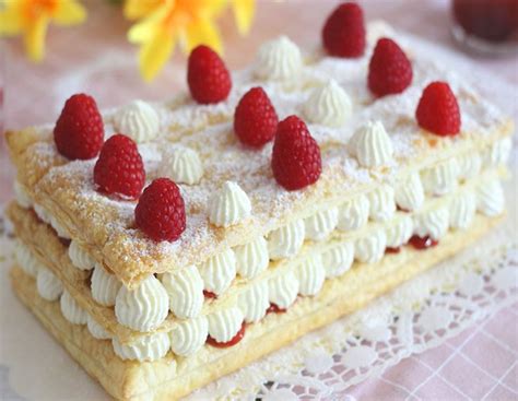 Millefeuille Aux Framboises La Recette Facile Desserts Food Recipes