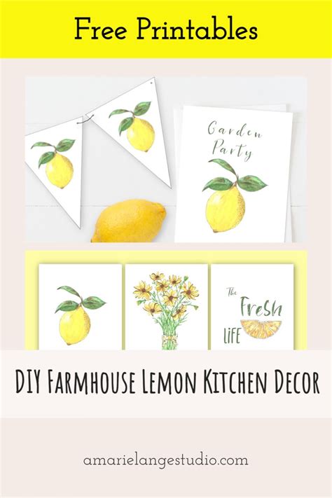 Free Lemon Printables Artofit