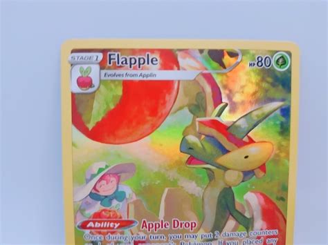 Flapple Tg Tg Full Art Trainer Gallery Holo Rare Pokemon Nm Fresh