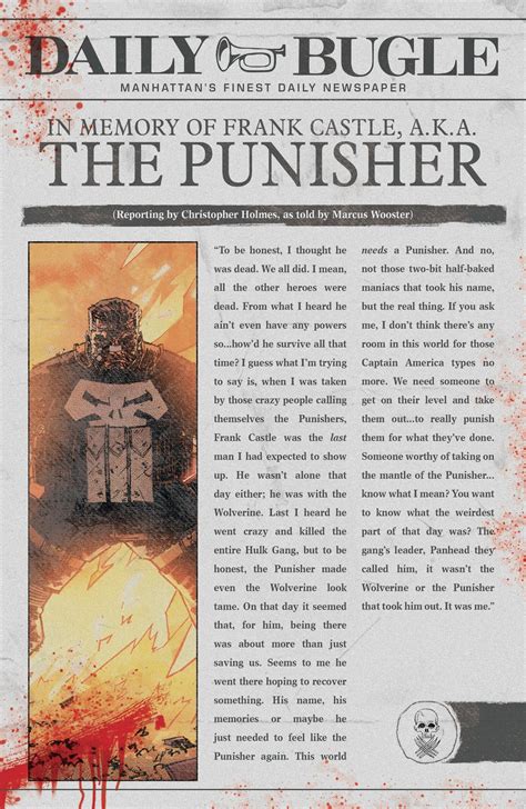 The Punisher Hq On Twitter Imagine Marvel Writing This Piece About