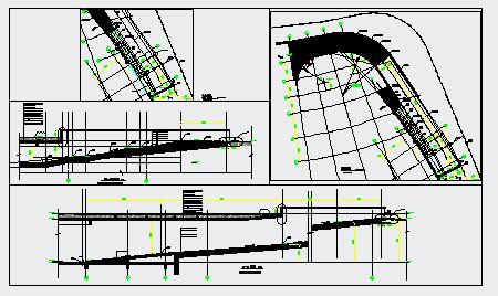 Section Design Drawing Of Car Ramp Detail Drawing Cadbull