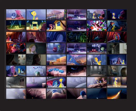 Inside Out Color Script Color Script Pixar Concept Art Color Studies