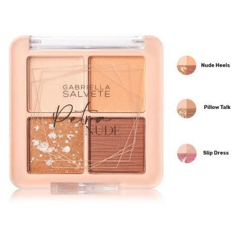 Gabriella Salvete Petra Nude Eyeshadow Palette akių šešėlių paletė