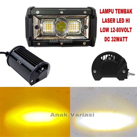 Jual Lampu Tembak Laser Hi Low Putih Kuning Lampu Led Laser Hi Low