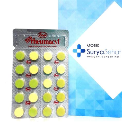 Neo Rheumacyl Strip Isi Tablet Obat Nyeri Otot Nyeri Sendi