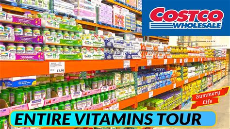 Costco Massive Vitamins And Supplements Tour Look At Monthly Sales Youtube