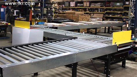 Motor Driven Powered Roller Conveyor Youtube